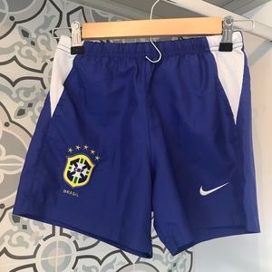 BRASIL NIKE Brazil Official Soccer Shorts Boys